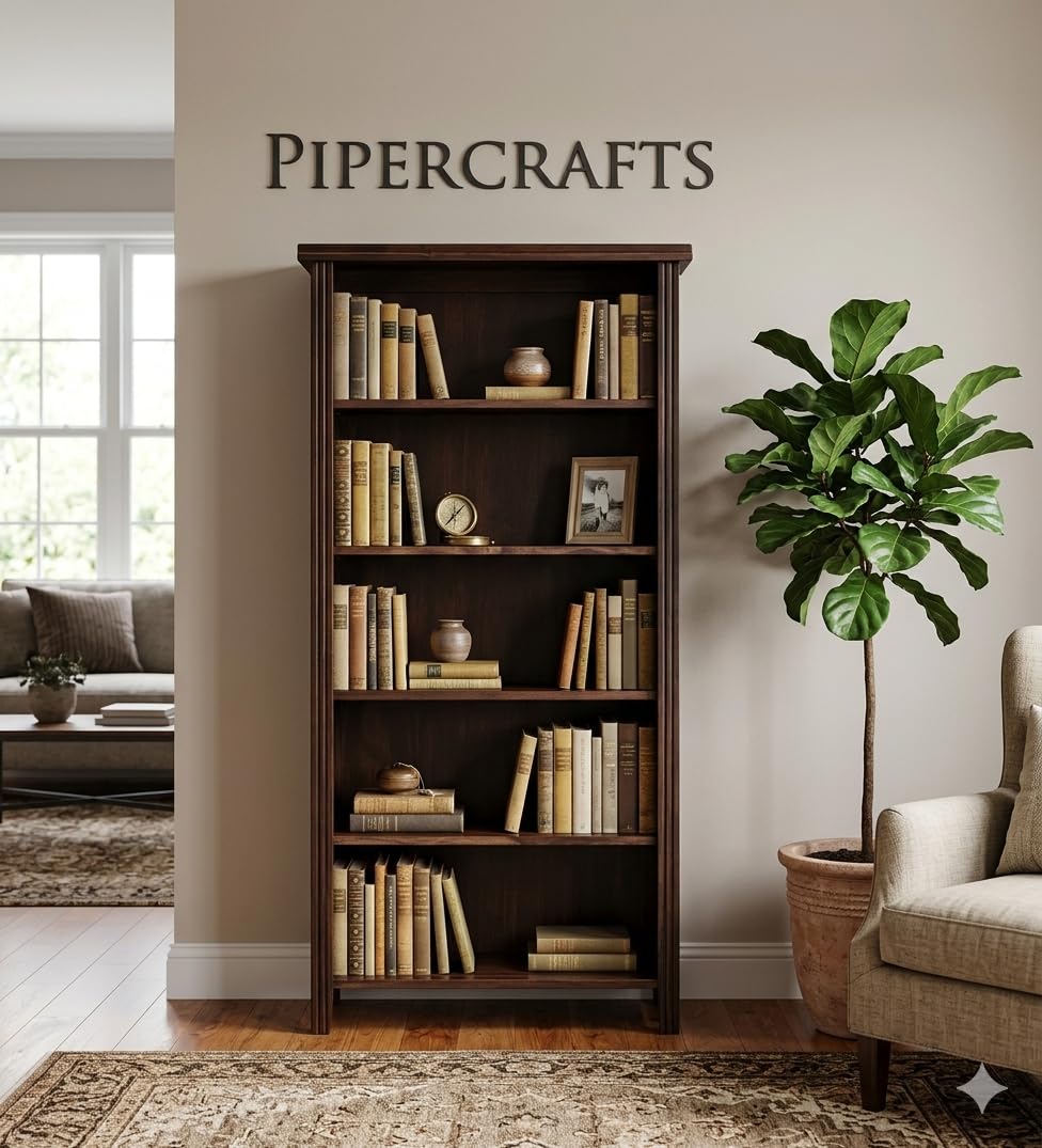 Sheesham Wood Book Shelf - Bookshelf for Home - Book Rack for Study Room | Open Shelf for Office, Library, Bedroom, Living Room - Provincial Teak Finish-image-38