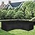 Easy-Going Patio V-Shaped Sectional Sofa Cover, Waterproof Outdoor Sectional Cover,Heavy Duty Garden Furniture Cover with Air Vent 89" L (on Each Side) x 33.5" D x 31" H, Black