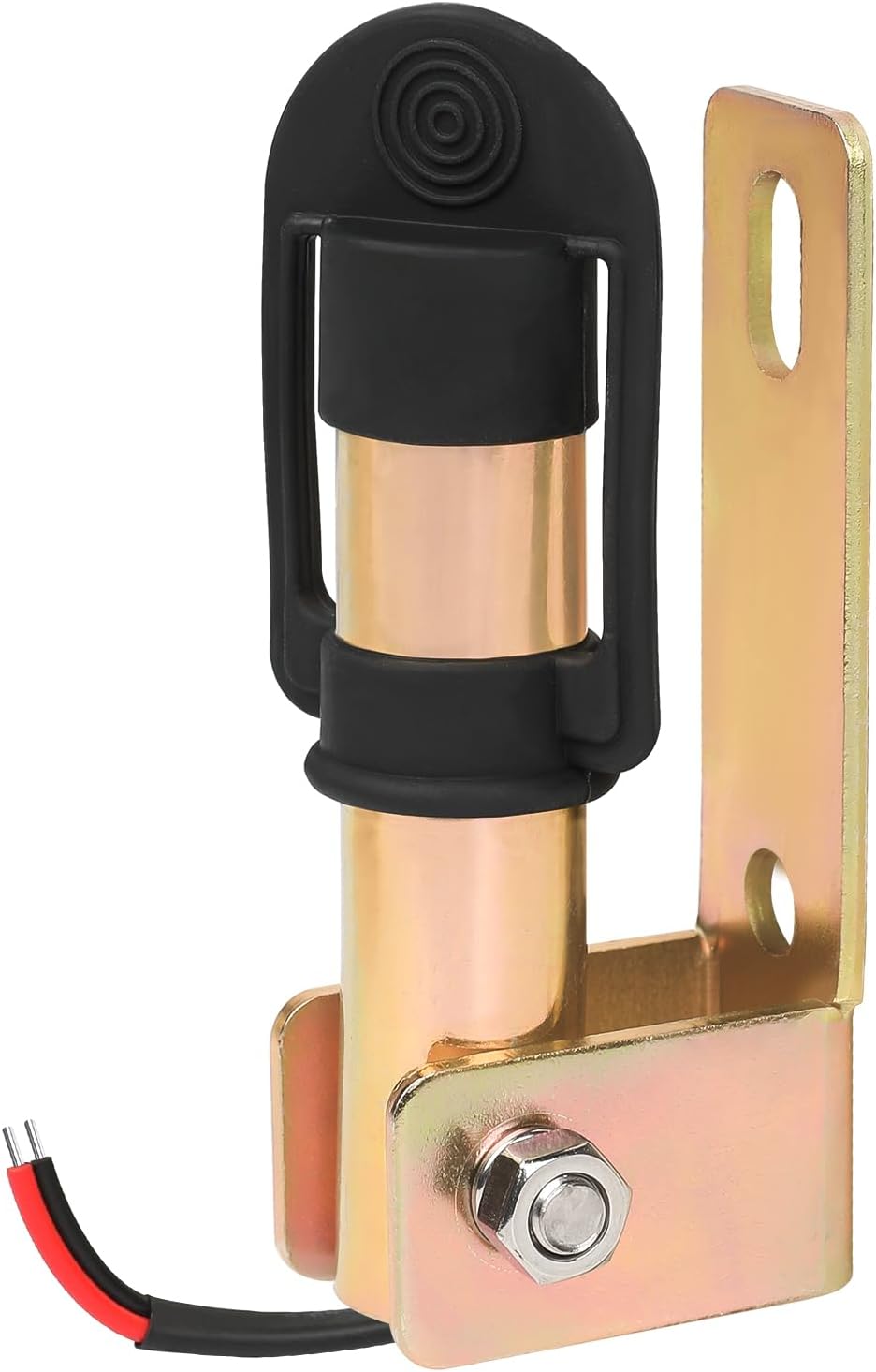 AOHEWEI Beacon Mounting Bracket, Flexible DIN Pole Metal Mount with Wire and Protective Cap for Forklift Truck Tractor Flashing Rotating Warning Light