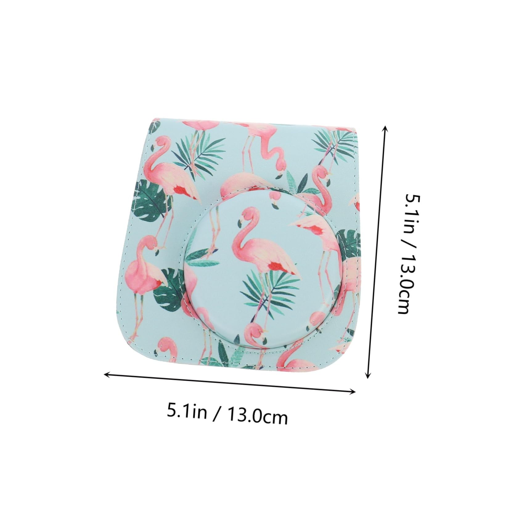 OSALADI 2pezzi Custodia Per Fotocamera Istantanea Con Design Flamenco Protettiva e Portatile Compatibile Con Mini Con Tracolla Rimovibile Per Escursioni e Viaggi