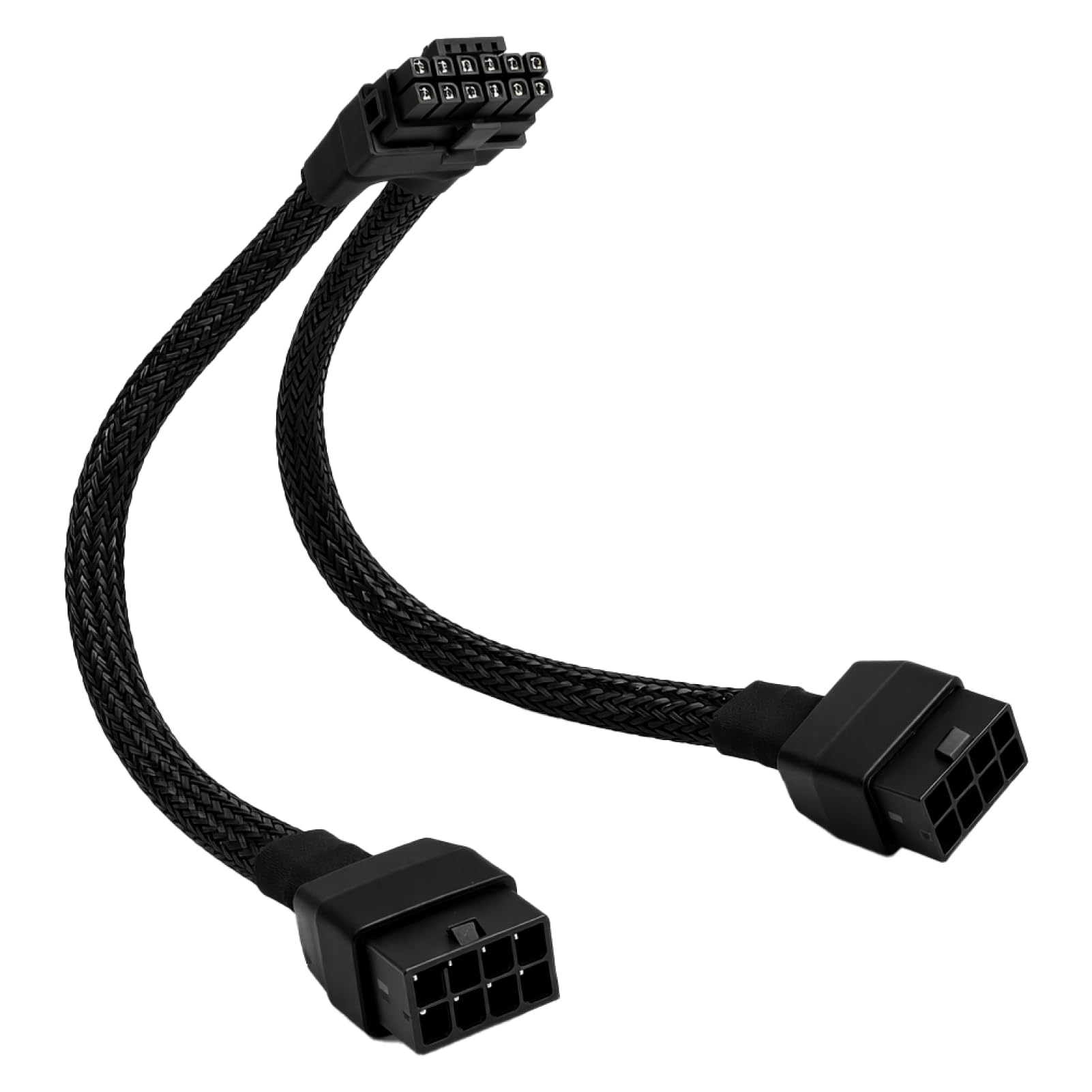 Cavo adattatore PCI-e 5.0 12VHPWR (12V-2x6) da 30 cm, cavo di prolunga GPU a 16 (12+4) pin, PCIe 5.0 da 2x8 pin femmina a 12VHPWR maschio, cavo GPU per GeForce RTX 3090ti/4070ti/4070/4080/4090/5070