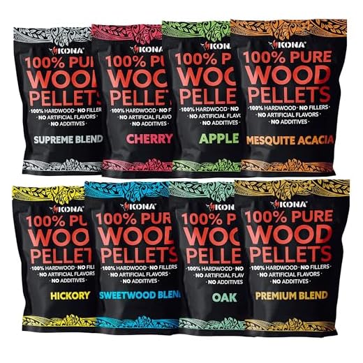 Kona Wood Pellets Variety Pack, 8 Flavors