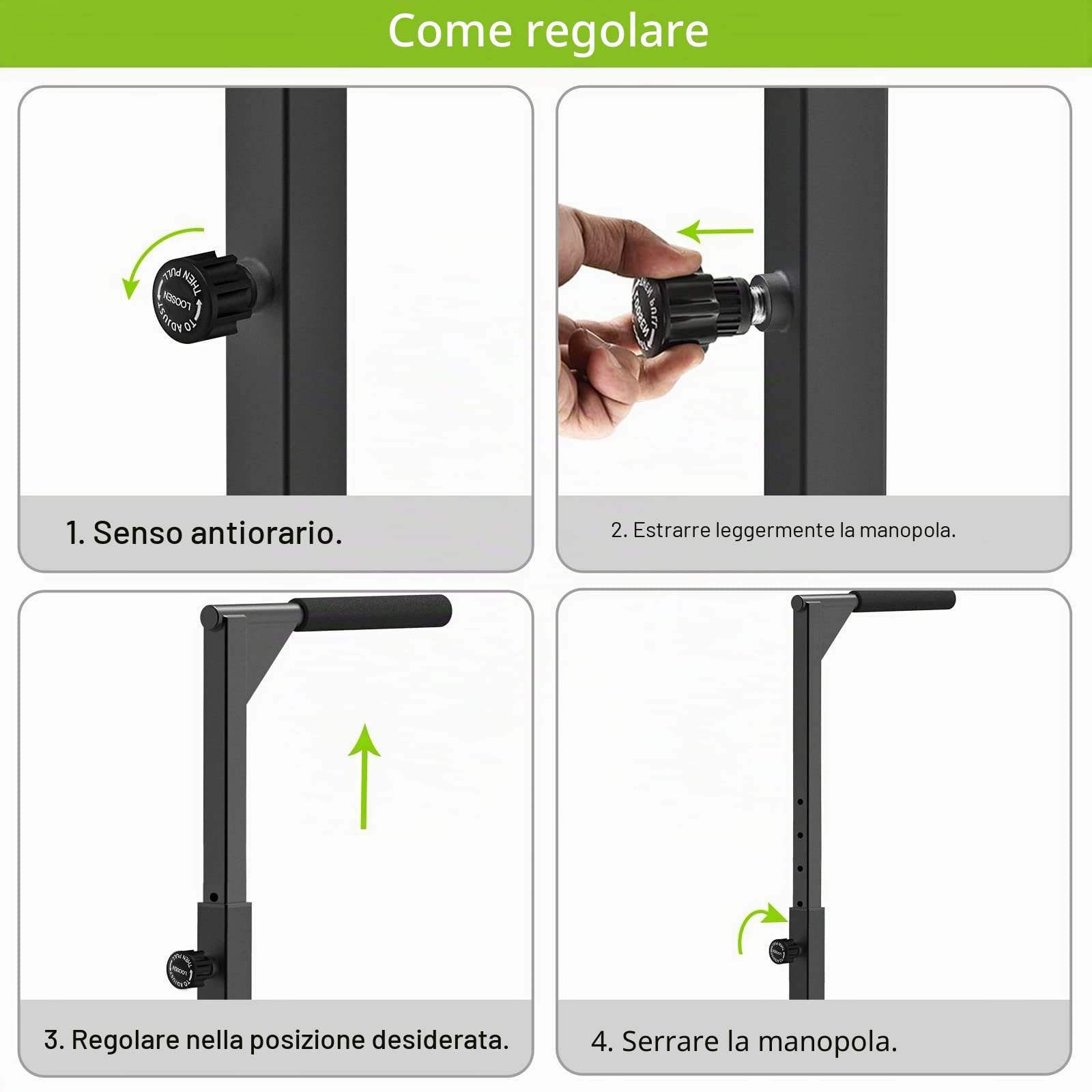 SELEWARE Barra per dip resistente, regolabile in larghezza e altezza, attrezzatura per fitness a casa, palestra, supporto multifunzionale per allenamento della forza con barra