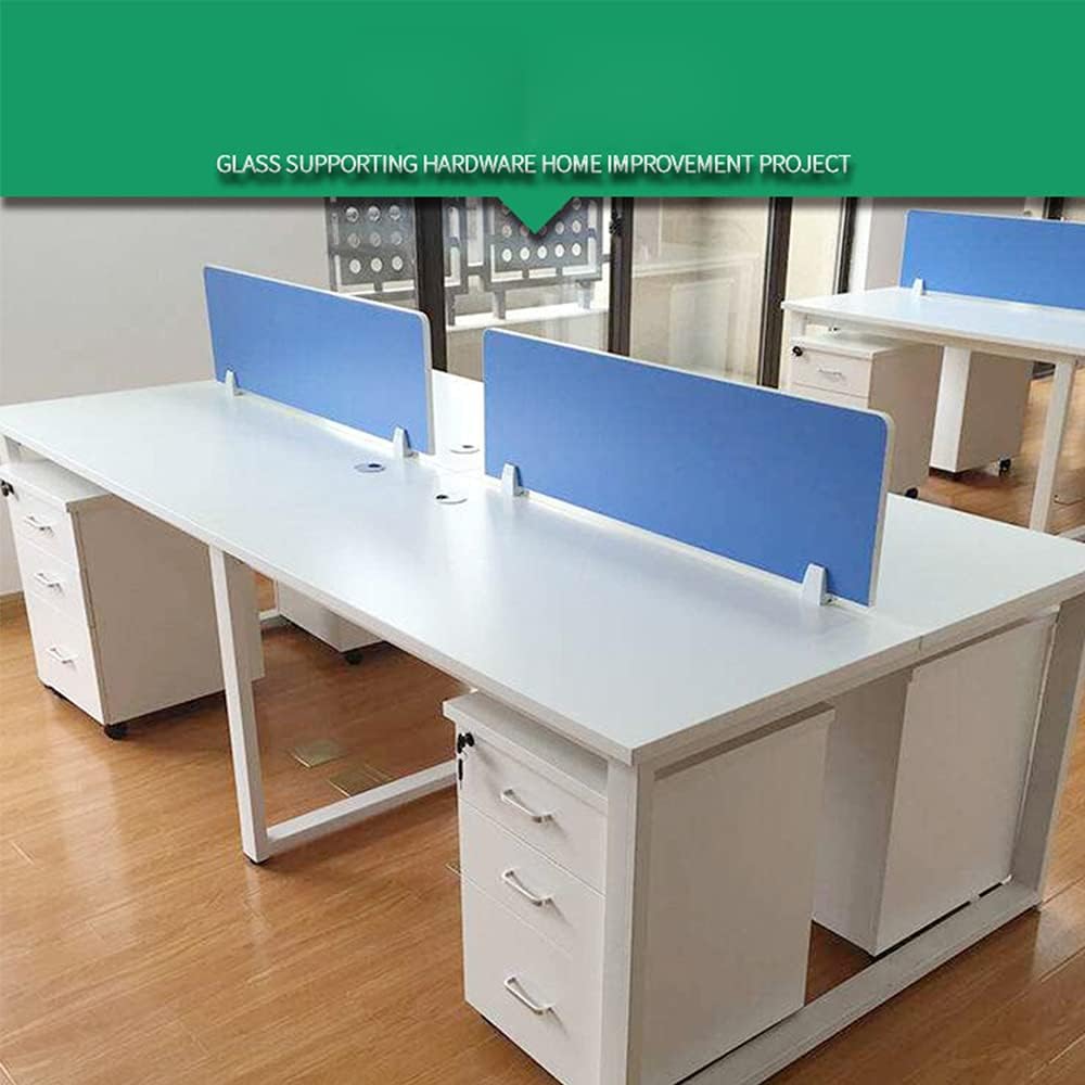 Acrylic Screen Bracket Office Desk Divider Stand,Glass Hinge，Clamp