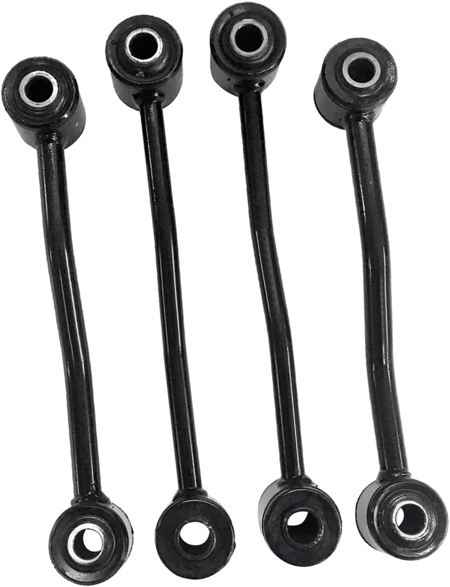 TOM - 4Pcs Front & Rear Stabilizer Sway Bar Links Kit Fits 1999 2000 2001 2002 2003 2004 for Jeep Grand Cherokee K3202 K3201