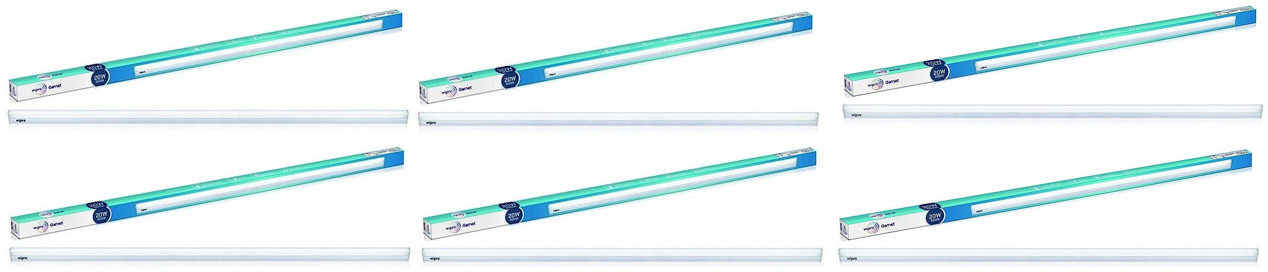 wipro Garnet 20-Watt LED Batten (Pack of 4, Cool Day Light) 20W LED Cool Day Light Led Tubelight, Pack of 2, (D532065_2)-picture-36