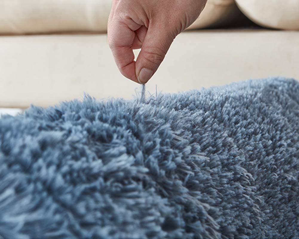 GUOCU Moelleux Tapis De Fourrure Artificielle Doux Tapis Antidérapant Tapis en Peluche, Tapis en Velours, Adapté À La Décoration De La Maison, Coussin De Canapé De Salon Tapis Chambre,Gris,200x300