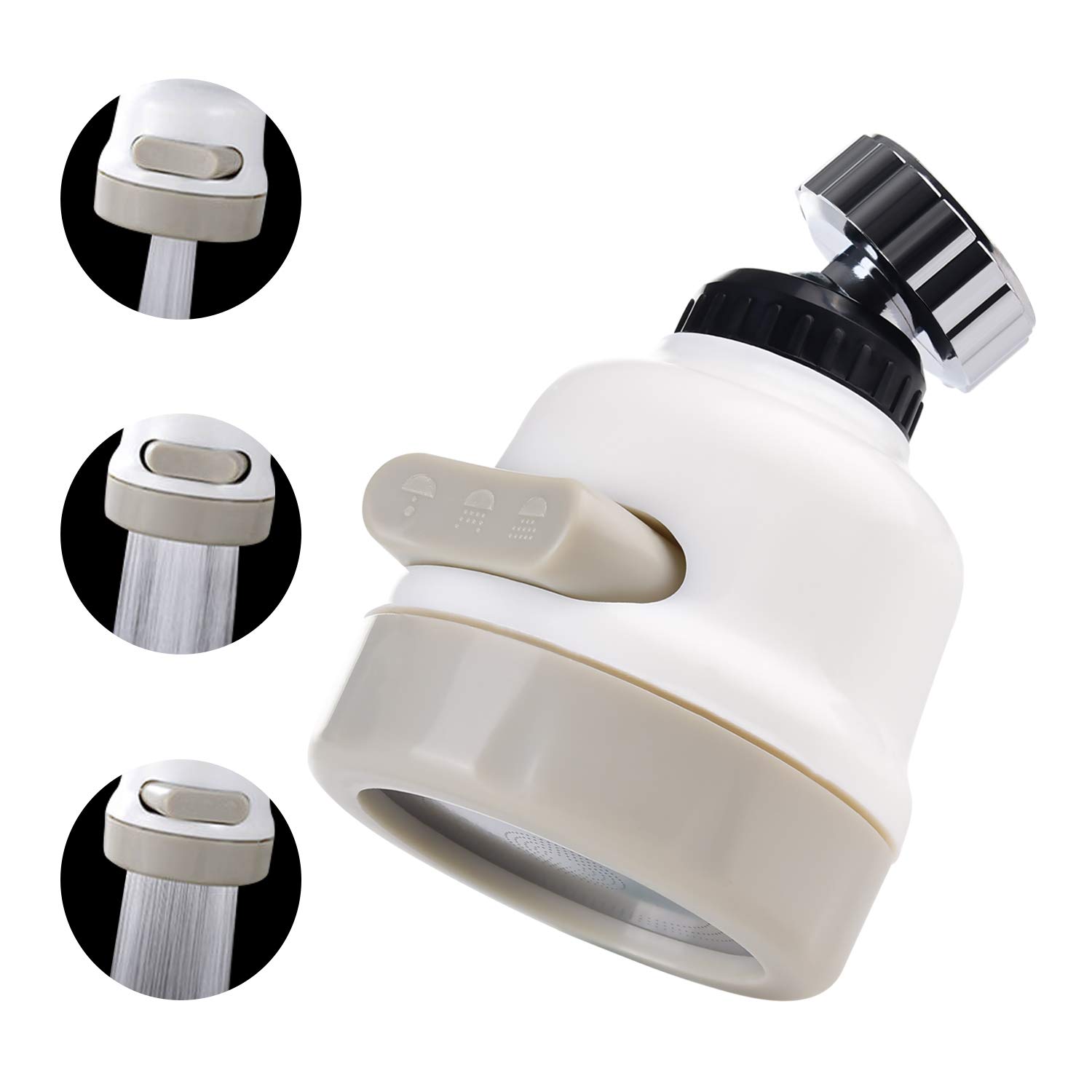 XinyuanMoveable Kitchen Tap Head 360°Rotatable Adjustable Filter Tap Suitable For Home Kitchen Flexible Water Saving Faucet