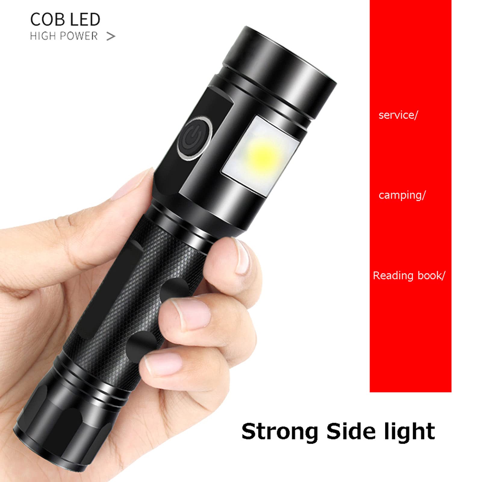 Amazon.co.jp: 150000ルーメン led 懐中電灯 強力 軍用 明るい