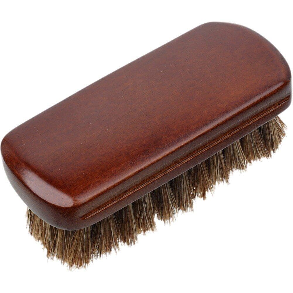 Horse Hair Beard Brush Men's Mustache Brush Military Beard Brush Vegan Beard Brush Promotes Beard Growth for Daily Care