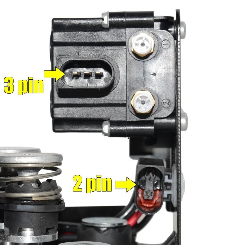 Suspensiones de aire Bomba Compresora Suspensión Neumática Con Bloque De Válvulas Para 5 7 Series F01 F02 F04 F07 GT F11 37206784137 37206875176 Amortiguadores