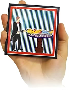 MilesMagic Magicians Floating Lady Gimmick | Lady Image Floating in Photo Mentalism | Stage Magic | Street Magic | for Real Close Up Effect Magic Trick