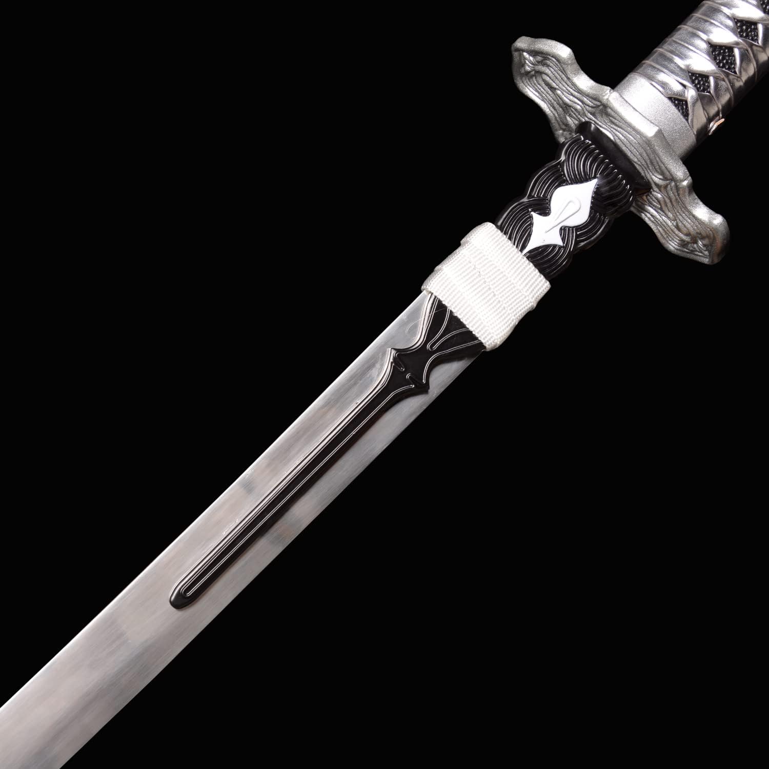 Virtuous Contract/Cruel Oath Sword Japanes Game Cosplay Prop Arts NieR:Automata.2B's Virtuous Treaty Metal/Plastic Katana Silvery/Gold not Sharp