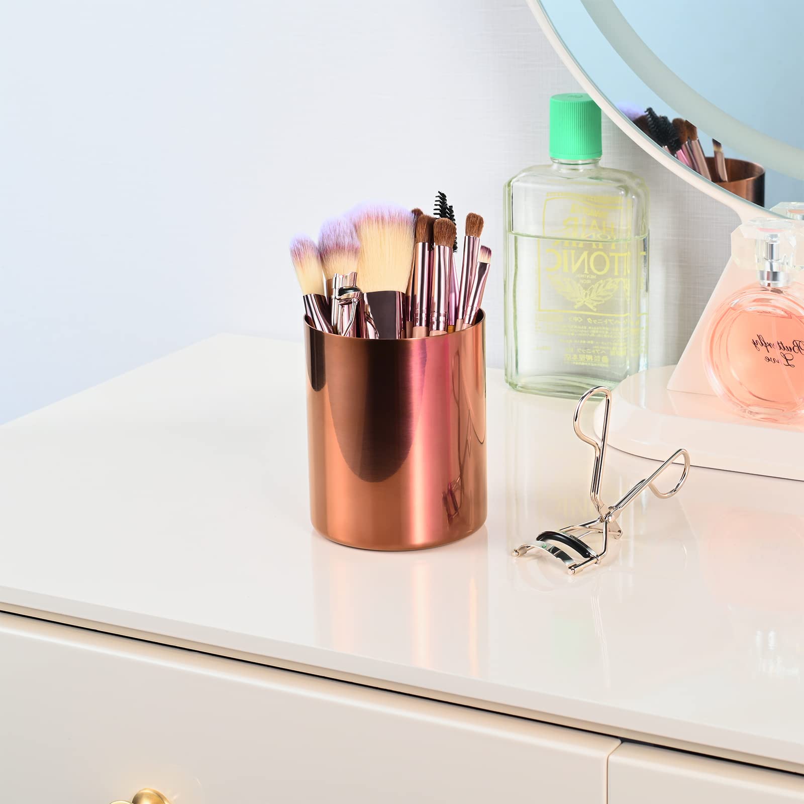 Lidwot Rose Gold 304 Stainless Steel Pen Holder Set of 2 - Image 3