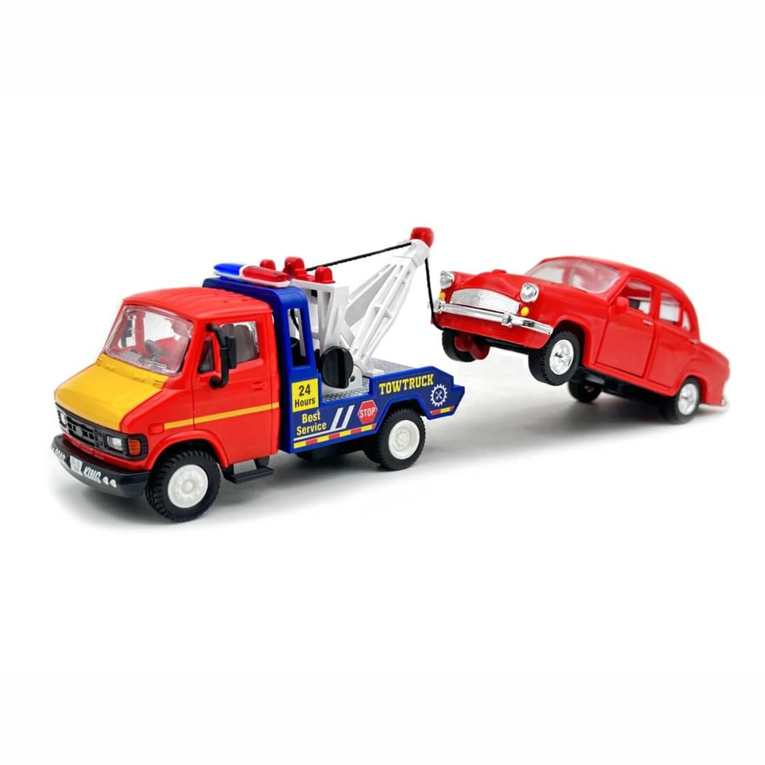Classic Wheels Combo (Pack of 2): Ambassador and Tata 407 Tow Truck - Realistic Replica Toy Cars with Interactive Features (B0D22Y3VCK) Amazon Price History, Amazon Price Tracker