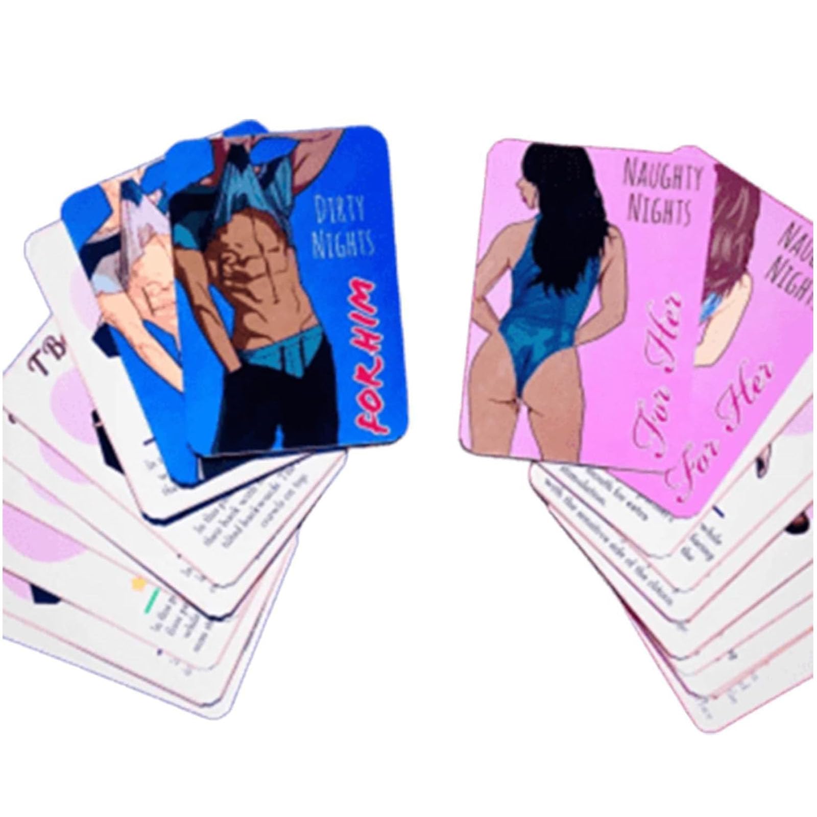 Couples Naughty Nights Romantic Cards - Scratch Off Position Challenges & Intimacy Game for Adults - Spicy Date Night Ideas & Bedroom Fun - Romantic Anniversary Valentine Gift for Him Her (For Us)