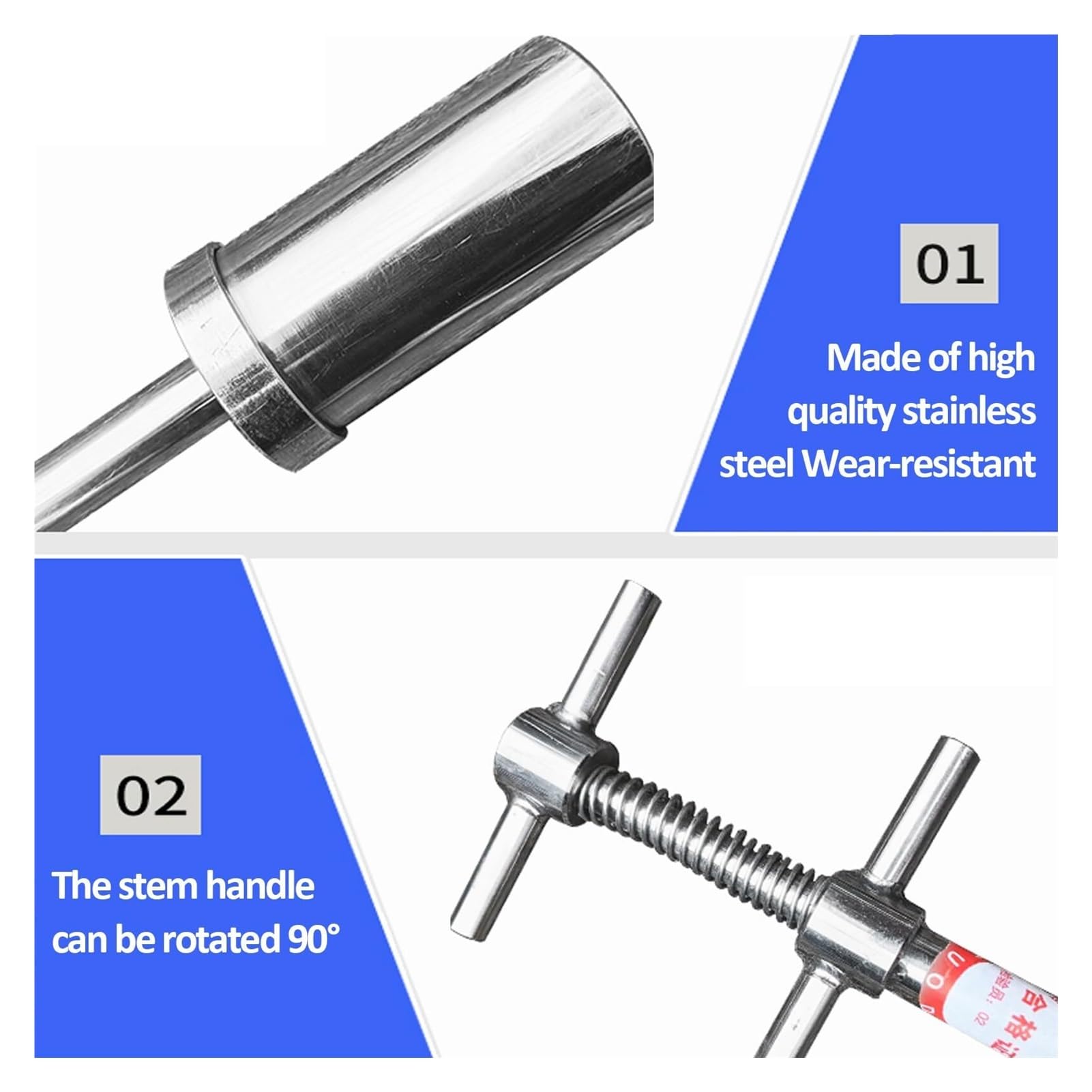 100ml Edelstahl Flüssigkeitsprobennehmer - Probenzieher für Wasser, Viskose Flüssigkeiten & Industrie-Tanks | Edelstahl (304) | 0,5m, 1m, 1,5m Längen | Laborqualität