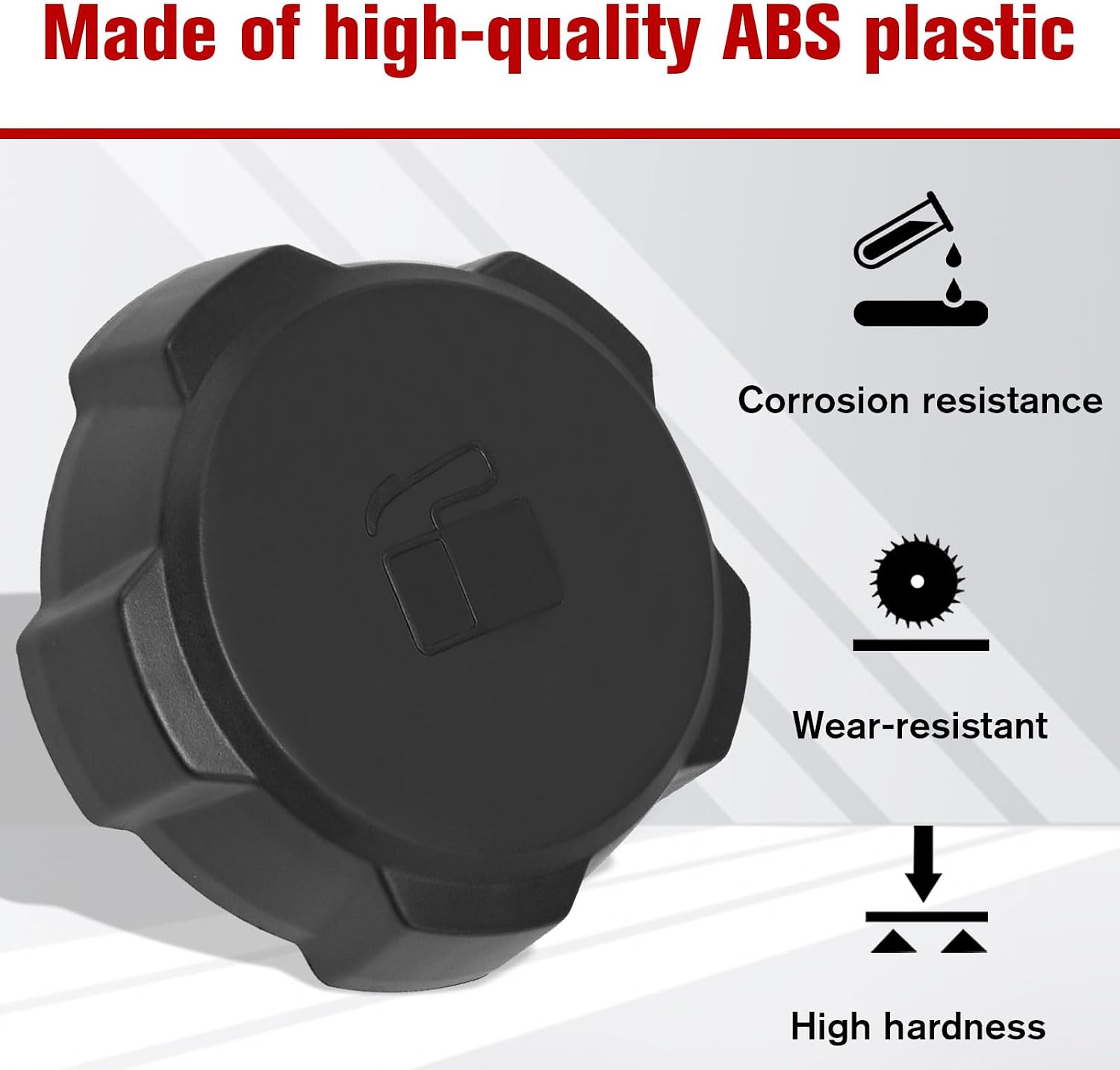 Gas Cap Fuel Cap for Kawasaki Mule PRO, Teryx 800 Teryx4 800, Teryx KRX 1000 Teryx KRX4 1000, Brute Force 750 650 Accessories (Replace 51049-0718, 51049-0001)