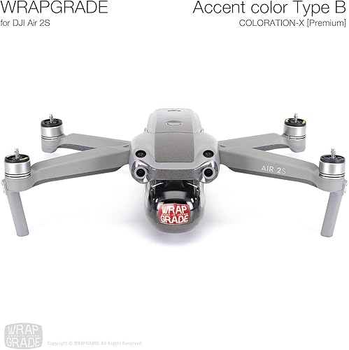Miniatura 2 de WRAPGRADE Skin Compatible with DJI Air 2S  Accent Color B (Coloration-X)
