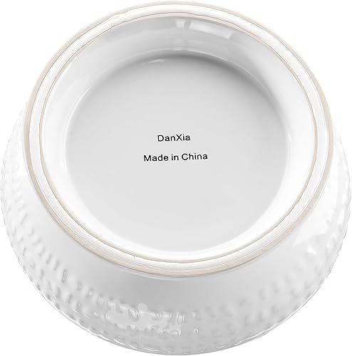 Miniatura 2 de Cuenco de cerámica antideslizante de 6.7 pulgadas, plato de comida y agua para perros, plato de alimentación de mascotas de alta resistencia de 23