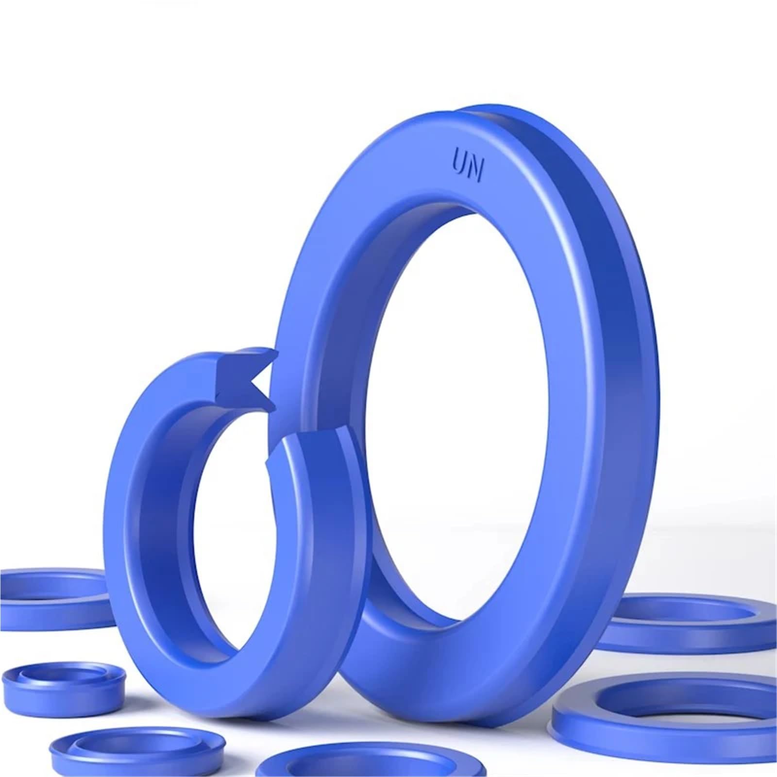 Guarnizione a Labbro di Ricambio, Guarnizione Radiale dell'albero Un idraulica Confezione da 3 O-Ring dell'olio della Tazza a U dello Stelo del pistone