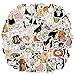 Hund und günstig Kaufen-Andibro 100 Stück Kawaii Hunde Aufkleber, Niedliche Hunde Sticker Wasserfest Vinyl Cartoon Tiere Aesthetic Stickers Kinder Wasserflaschen Aufkleber für Scrapbook Tagebuch Skateboard Gepäck