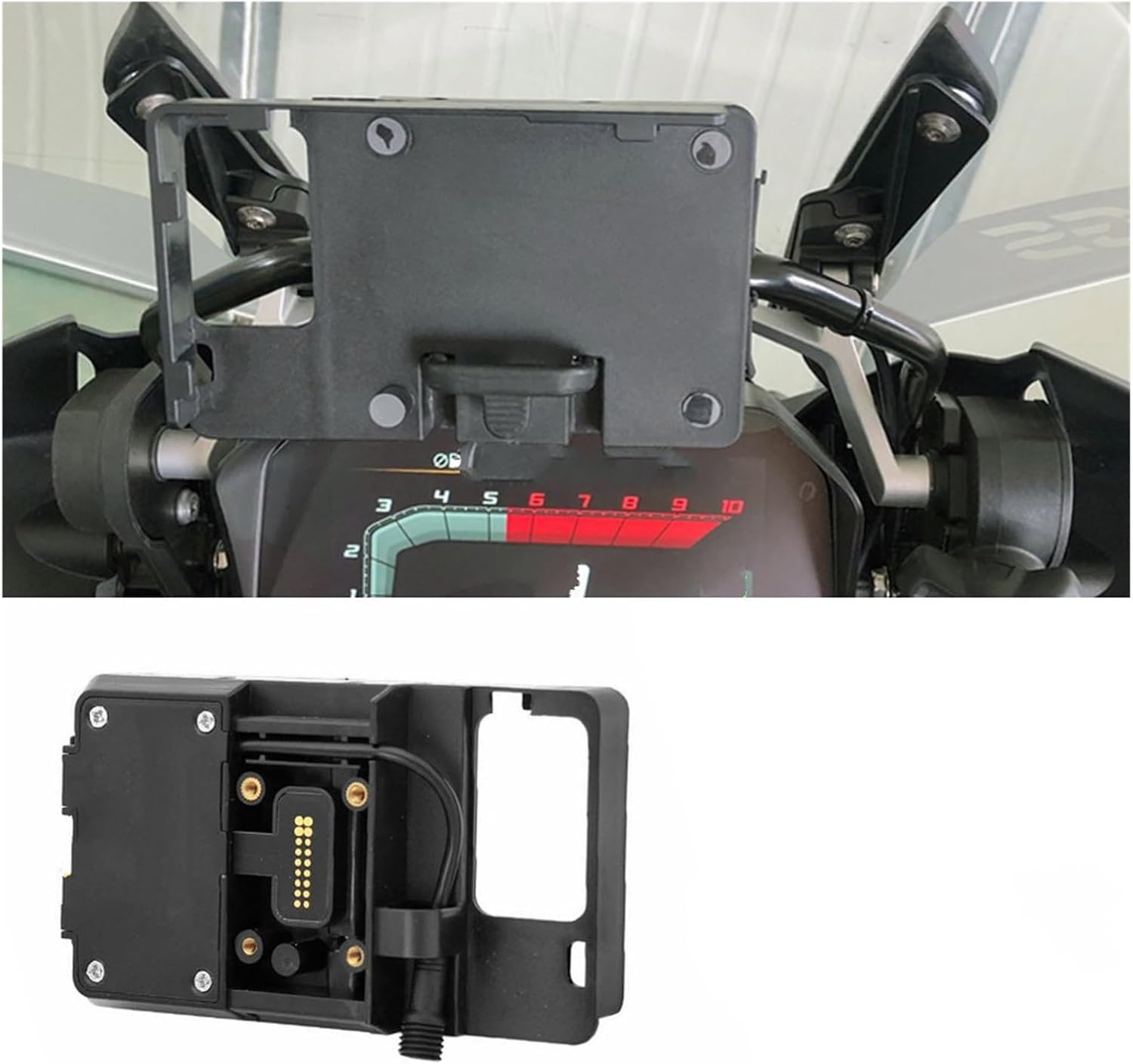 for for R1200GS for R1200 GS for ADV for 800GS Handheld GPS Navigator USB Motorcycle Phone Navigation Holder Mobile Phone Holder GPS Mount Bracket image 5