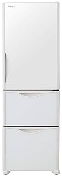 Amazon | 日立 冷蔵庫 375L 3ドア 強化ガラスドア 右開き 幅60.0