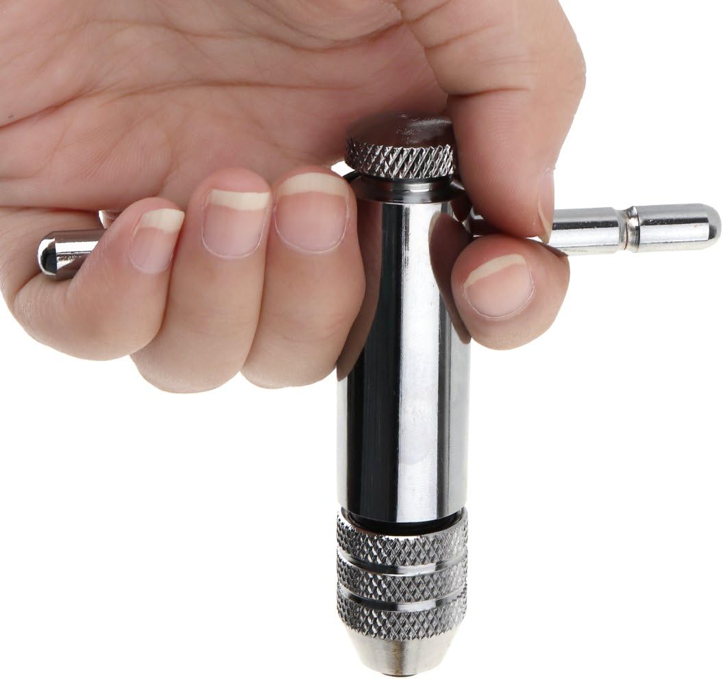 OriGlam Adjustable THandle Ratchet Tap Wrench, Reversible Ratchet Tap