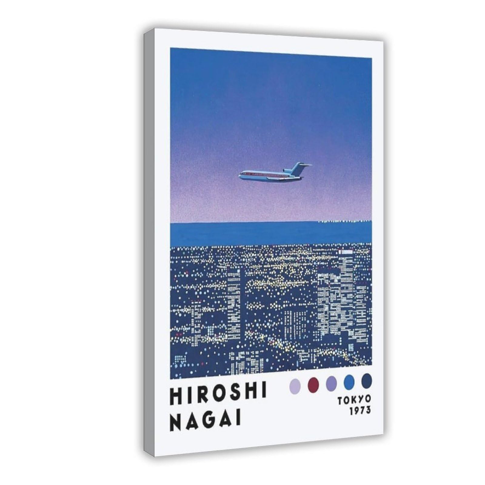 Qgvbgf Hiroshi Nagai Art Print Canvas Poster Bedroom Decor Landscape Office Room Decor Gift 24X36inch(60X90cm)