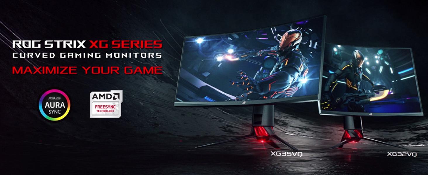 Amazon.com: ASUS ROG Strix 27” Curved Gaming Monitor Full HD 1080p