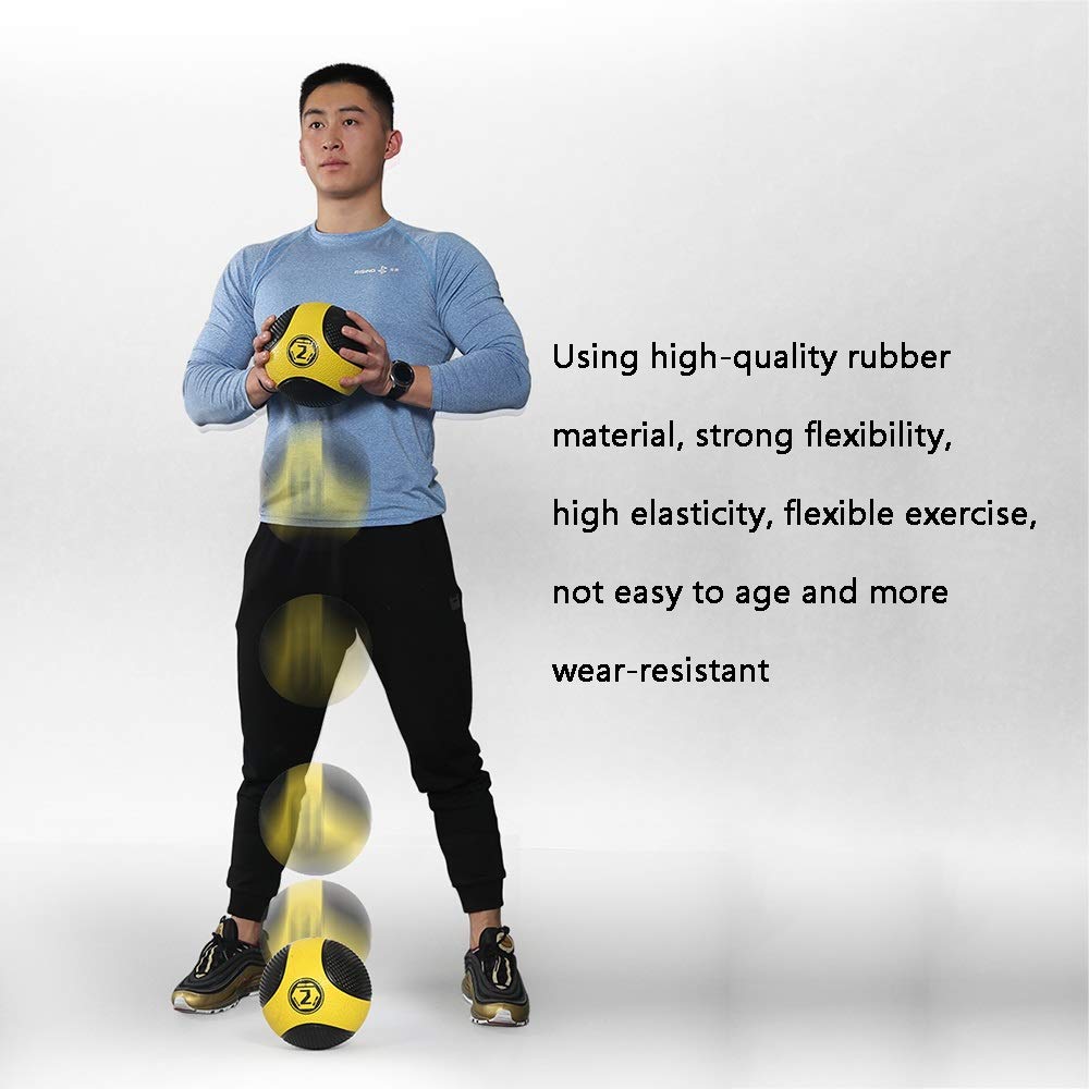 Pelota Medicinal Balón De Medicina para El Hogar, Pelota De Goma, Equilibra Y Estabiliza La Pelota De Entrenamiento, Pelota De Gravedad, 1kg, 2kg, 3kg, 4kg, 5kg, 6kg, 7kg, 8kg, 9kg, 10kg