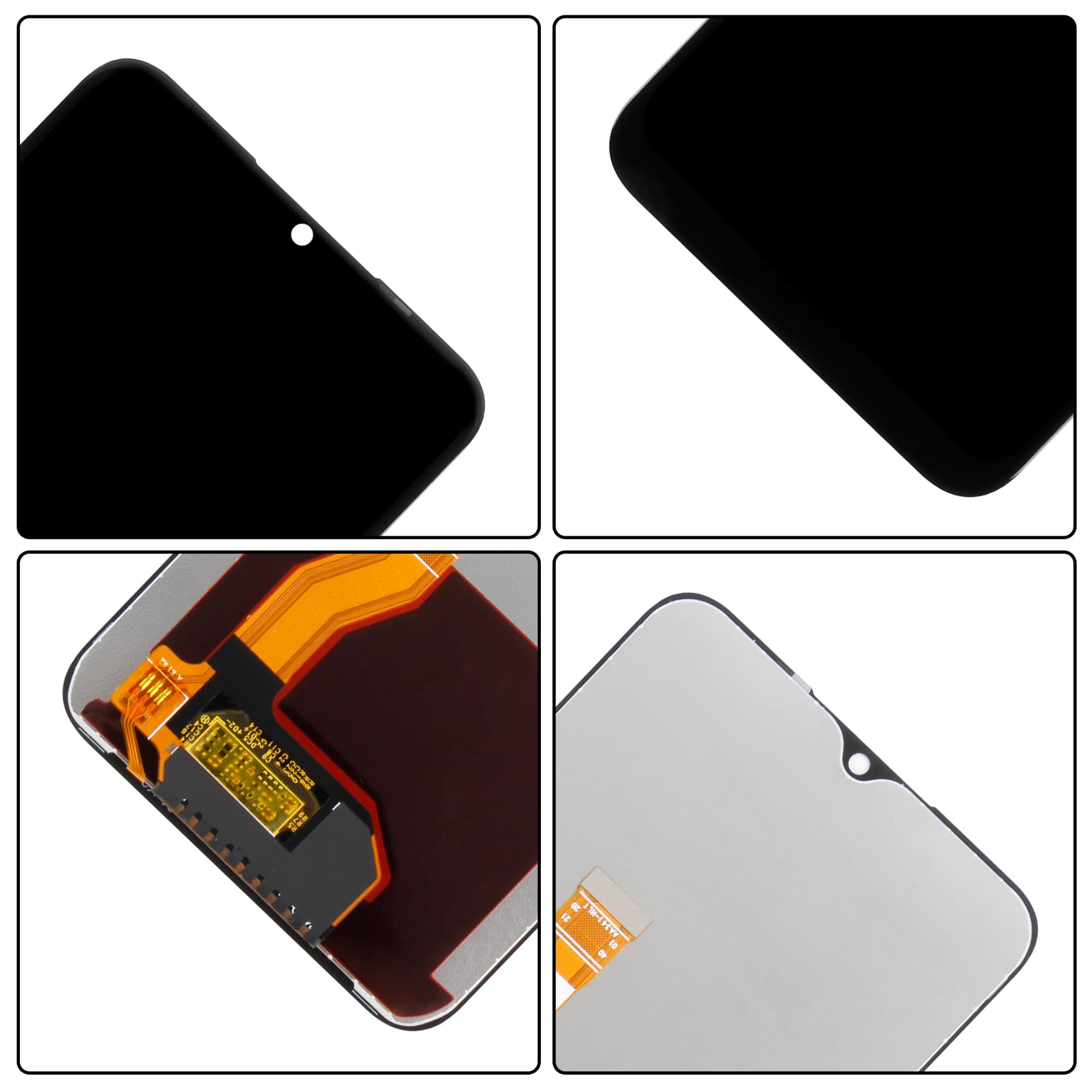 Schermo LCD TFT per Oppo A18 CPH2591 Schermo di ricambio per Oppo A18 Display LCD Digitizer Touch Assembly per OPPO A18 LCD Glass Repair Kit con strumenti (nero)
