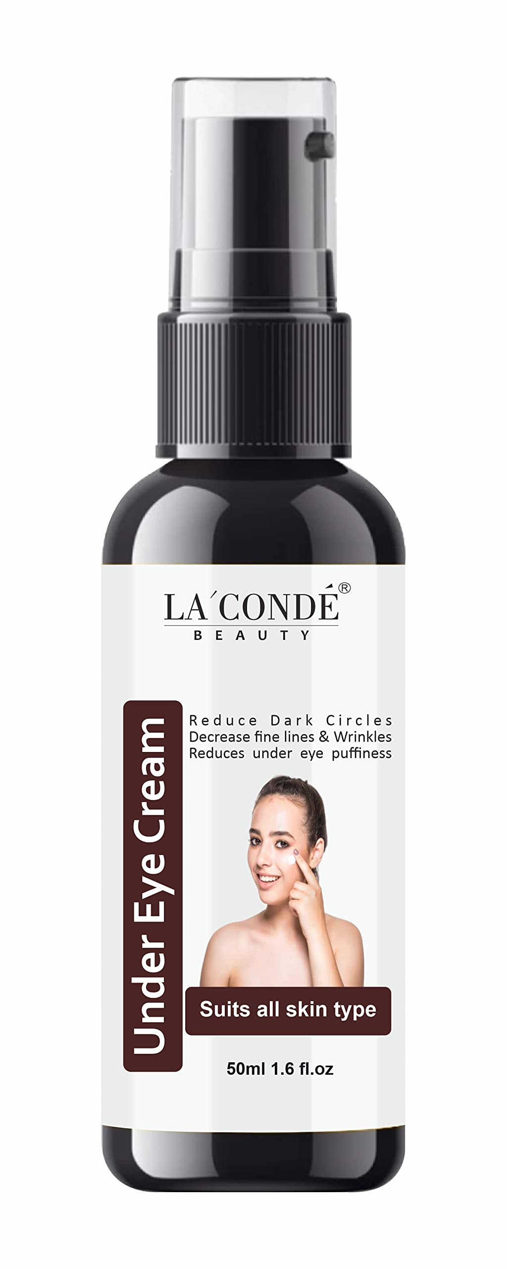La'Conde Under eye cream for dark circles for women and men (Pack of 1, 50 ml)| Under eye cream for wrinkles & puffy eyes | Dark circle remover-image-36