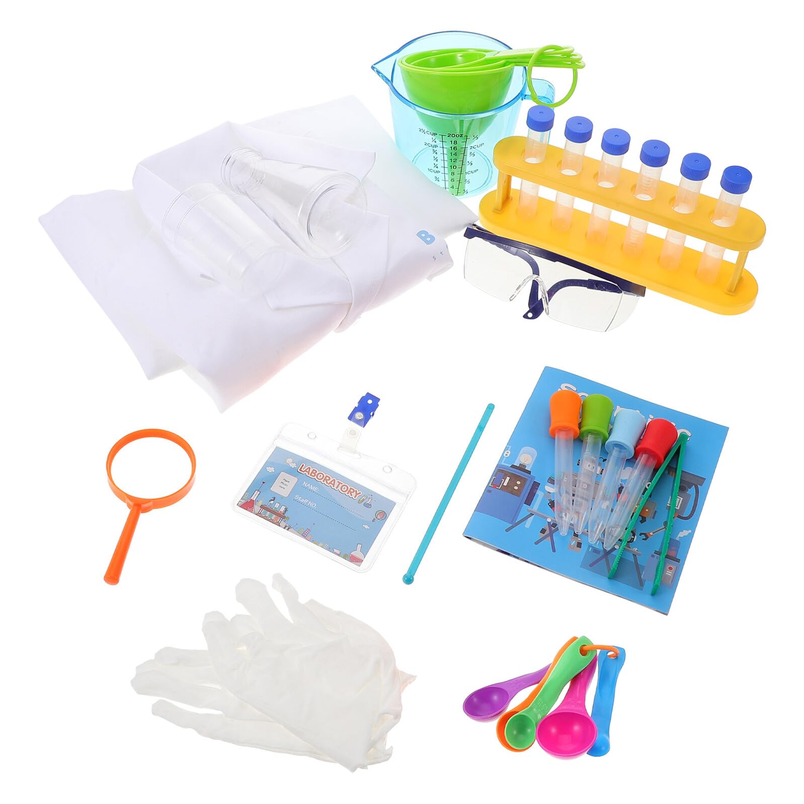 Kit Éducatif Garçon Fille Chimie Réutilisable Matériel Solide Découverte Pratique pour Fille Garçon Jeux Stem Éducatifs Expérience Laboratoire Couleur Aléatoire Couleur Aléatoire