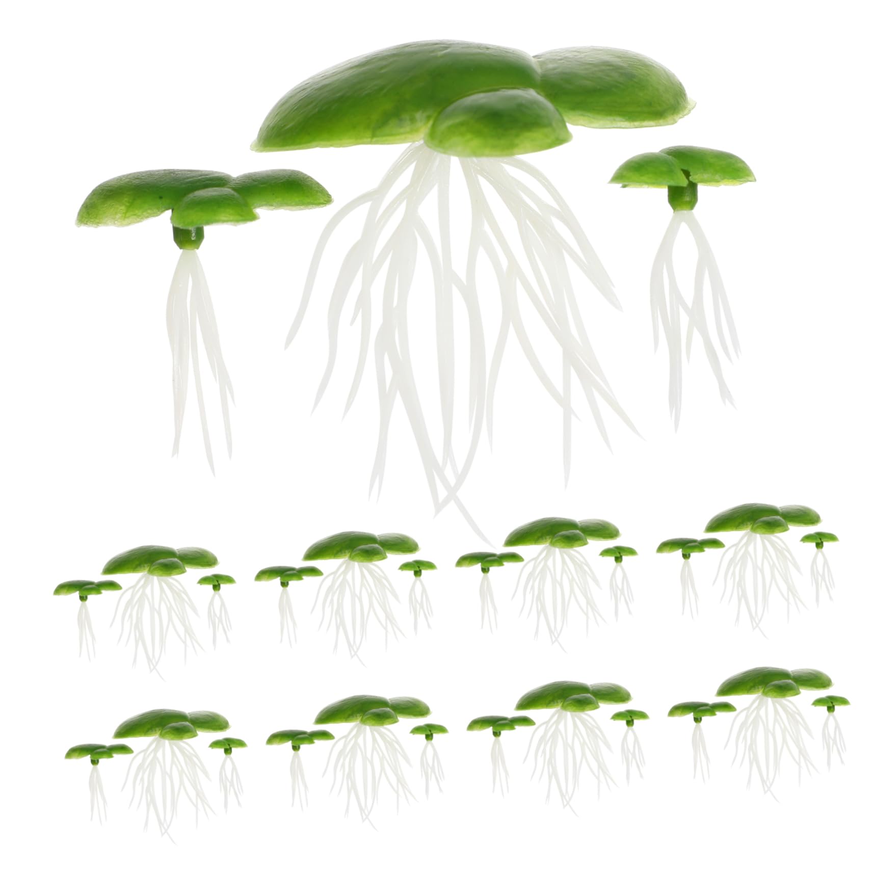 4 Paquetes De Plantas Artificiales Tanque De Lenteja De Agua Artificial Hornwort Planta De Acuario Patos Flotantes Decoraciones De Acuario Escondite De Peces Bonsai Juguete