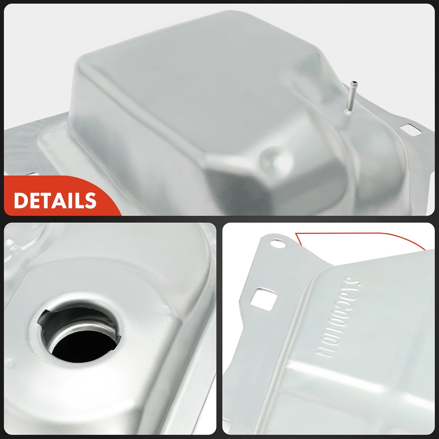 A-Premium Fuel Gas Tank Compatible with Honda Metropolitan 50 2002-2009 2013-2019, Metropolitan 50 II 2002-2005, Ruckus 50 2003-2009 2011-2020 2022-2023, Replace# 17500-GET-010