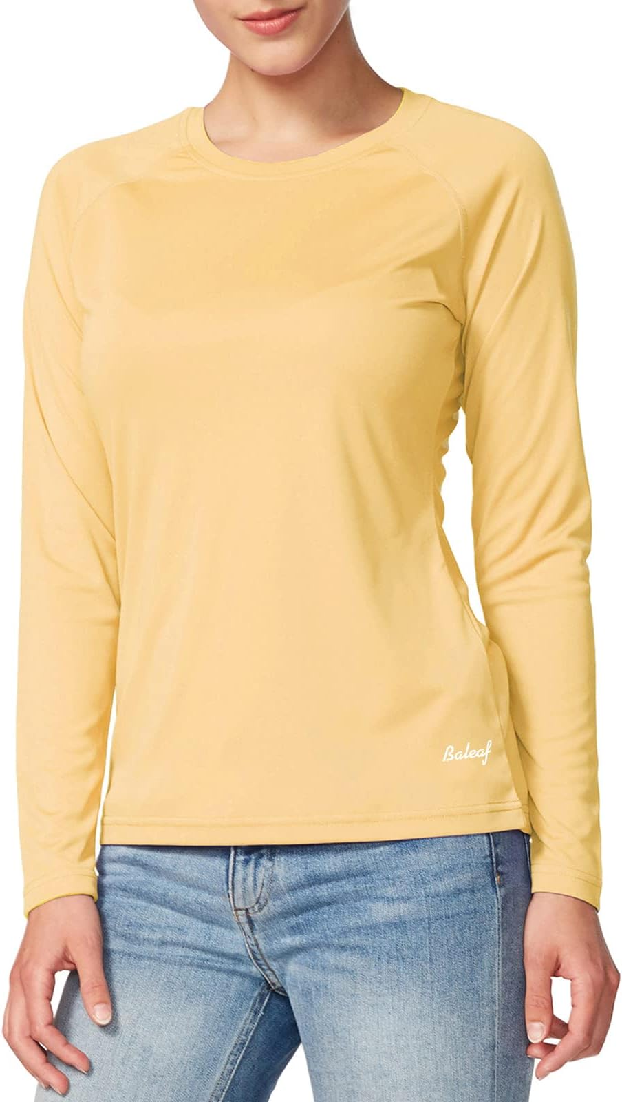 baleaf Women's UPF 50+ Sun Shirts Long Sleeve UV Protection Rash Guard Lightweight Quick Dry SPF Hiking Tops Outdoor