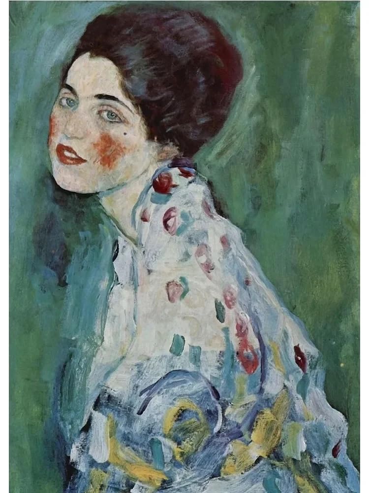 Gustav Klimt peinture sur toile 40x60cm pour affiche déco nordique