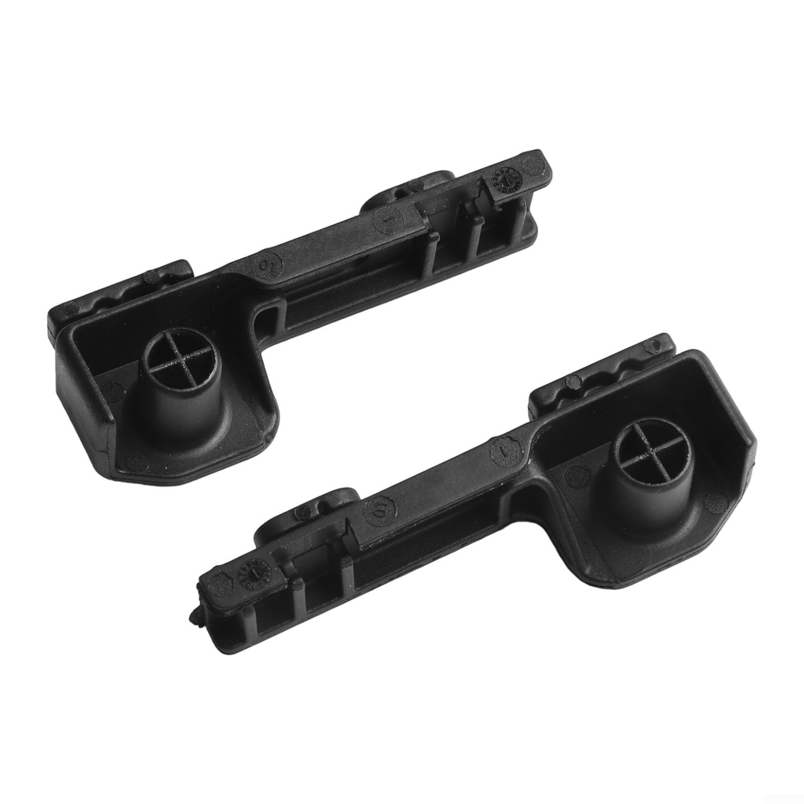 Lot de 2 déflecteurs d'air de toit pour Land Rover Defender L663 en plastique - Pièce de rechange Lr137034 - Accessoire de voiture extérieur