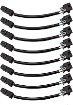 8Pcs LS1 LS6 LT1 EV1 Injector Harness Compatible with Multec LQ4 LQ9 4.8 5.3 6.0 Adapters