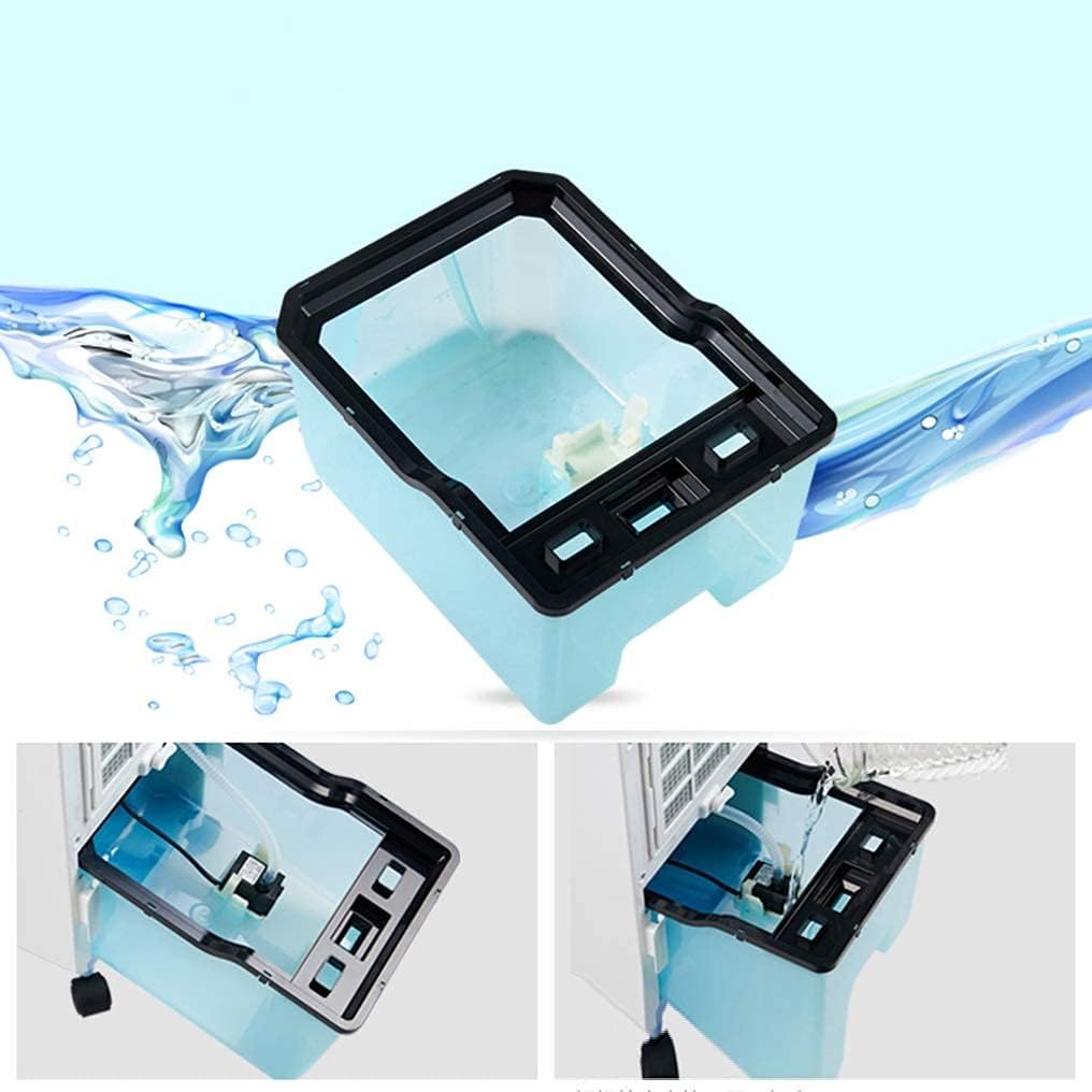 Evaporative Coolers Portable Air Conditioner Fan Evaporative Cooler 3 Fan Speed Conditioner Super Quiet Humidifier Misting Fan for Home Office Bedroom