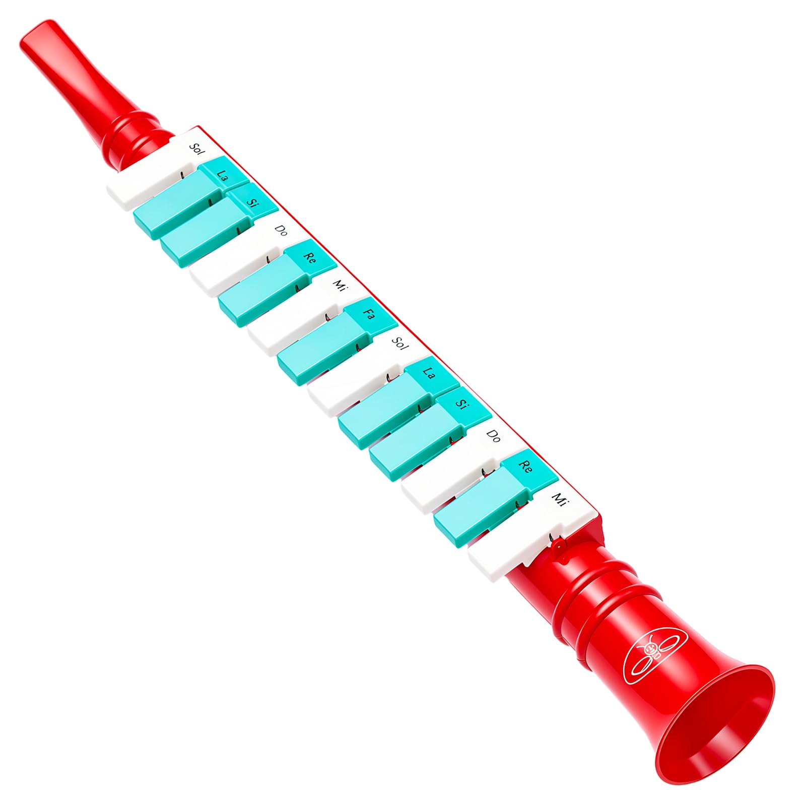 Kids Clarinet Melodica Wind Instrument Toy Gifts with 5 Color Keys