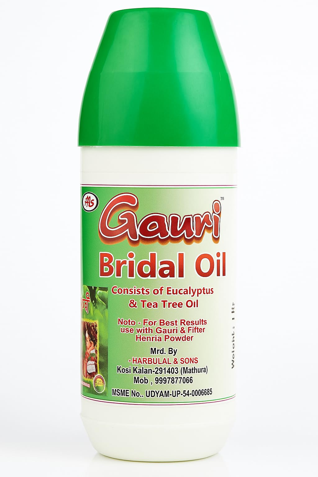 Gauri Mehandi Henna Bridal Oil 1 Litre Pack Of 1.-picture-12