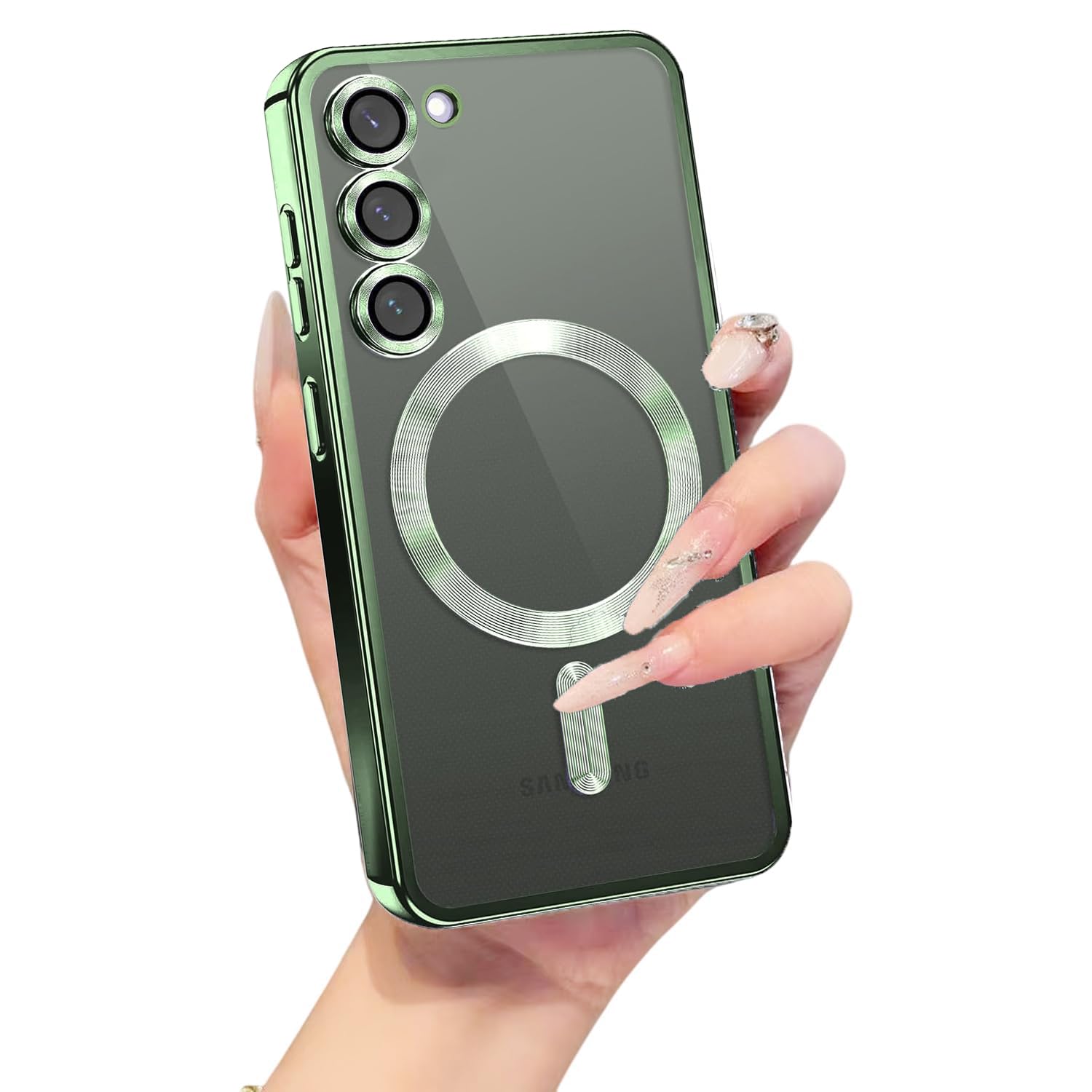 VONZEE Clear MagSafe Case for Galaxy S23 Plus -1