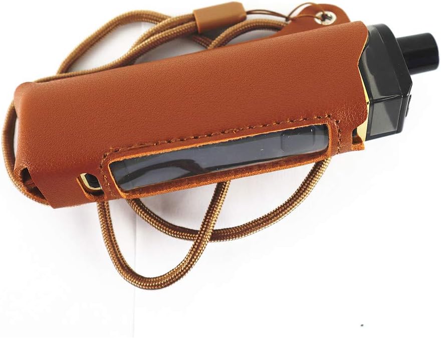 Smok RPM80 Pro Case with Lanyard, Anti-Lost PU Leather Holder Case for Smok RPM 80 Pro, Protective Pod Cover Sleeve Skin Pouch Carrying Bag Pocket