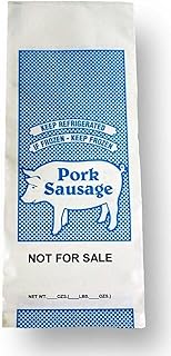 Pork Sausage Freezer Bags - 1 Lb. Size - Package o...