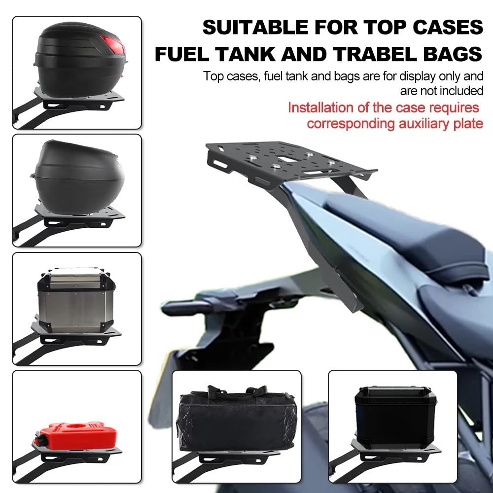 Moto Tylny bagażnik Pasuje Do CB 1000 Hornet CB1000 SP 2025-2026 Tylny Bagażnik Motocyklowy Case Box Wspornik Podporowy