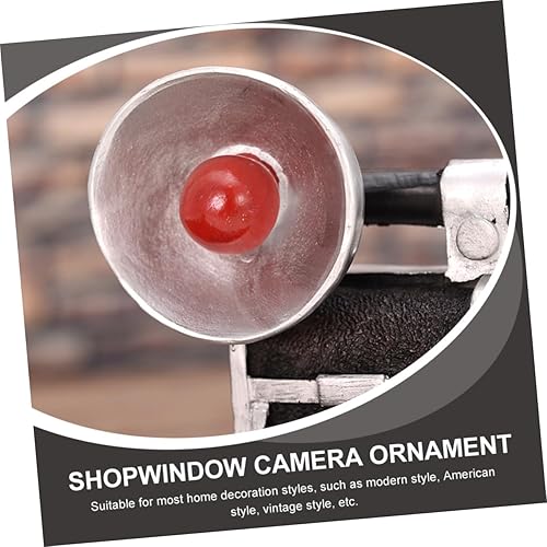 Miniatura 7 de Cabilock Modelo de cámara Decoración de barra Decoración del hogar Resina Cámara Ornamento Fotografía Resina Artesanía Ornamento de Oficina Cámara
