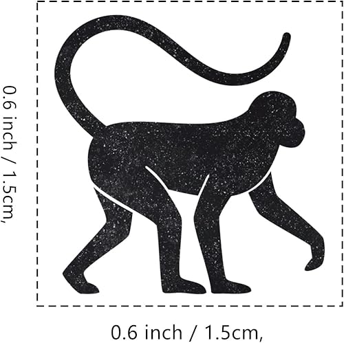 Miniatura 2 de Sello de goma de mono, 35 pulgadas, pequeño sello para álbumes de recortes, planificador de tarjetas